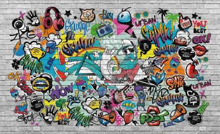 Фотообои кирпичная стена для детской Фотообои кирпичная стена для детской