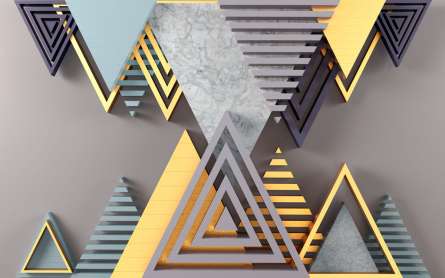 Фотошпалери гострі трикутники Фотошпалери гострі трикутники