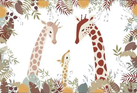 Фотообои жирафы