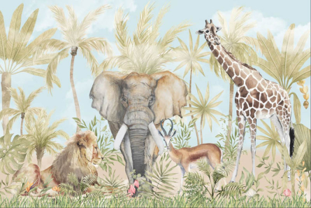 Фотообои Животные в тропиках