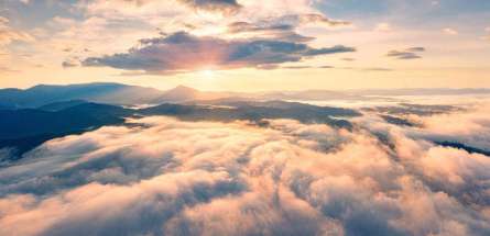 Фотообои Вид на горы сверху Фотообои Вид на горы сверху