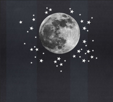 Фотообои Луна со звездами Фотообои Луна со звездами