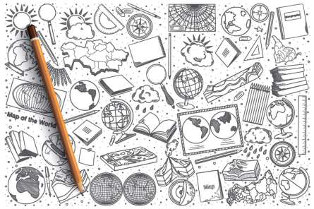 Фотошпалери Паттер для кабінету географії Фотошпалери Паттер для кабінету географії