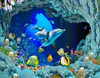 Фотообои Сказочный подводный мир 19968