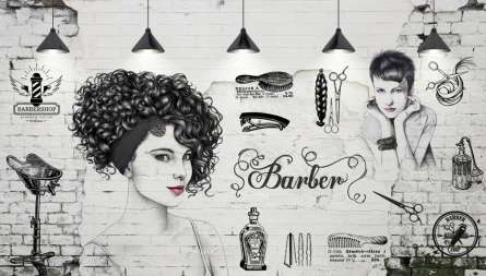 Фотошпалери для барбершопа Фотошпалери для барбершопа