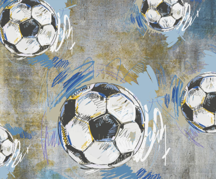 Фотошпалери футбольні м'ячі