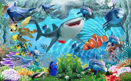 Фотообои 3д подводный мир