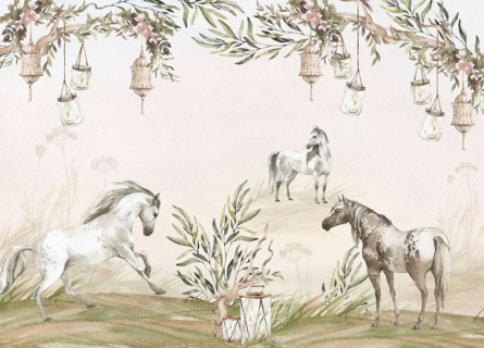 Фотошпалери Дитячі з кіньми