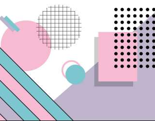 Фотошпалери Мемфіс геометрія 23824