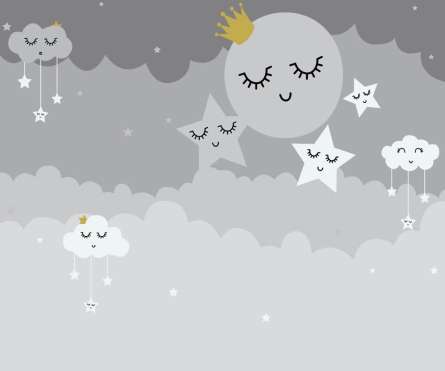 Фотообои луна и звезды Фотообои луна и звезды