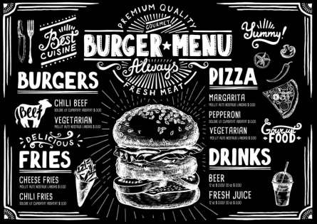 Фотошпалери для бургерной Фотошпалери для бургерной