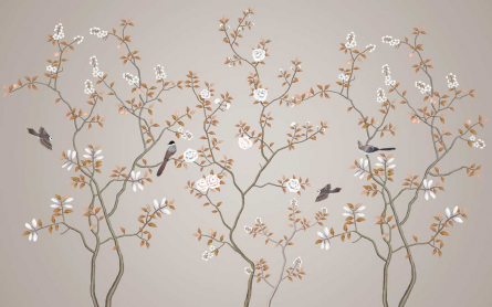 Фотообои Ветви с птицами