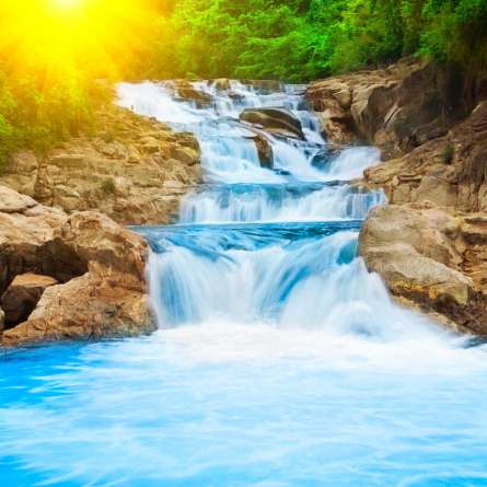 Фотошпалери Сила води, скелі