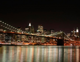 Фотообои Спокойный мост New York 8841