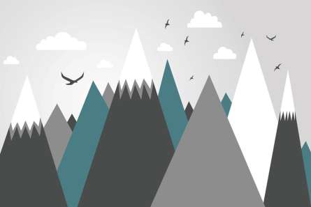 Фотообои Горы для детской Фотообои Горы для детской