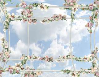 Фотошпалери Квіткові шпалери для стелі 22529