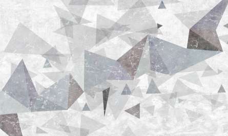 Фотошпалери сірі трикутники