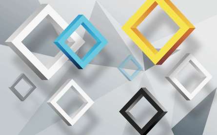 Фотообои 3д квадраты