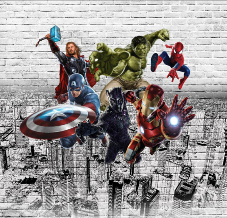 Фотообои Супергерои в комнату для мальчика Фотообои Супергерои в комнату для мальчика