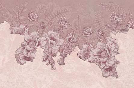 Фотообои Винтажные цветы