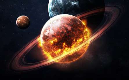 Фотошпалери Планети в космосі Фотошпалери Планети в космосі