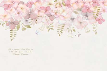 Фотошпалери ніжні Рожеві квіти Фотошпалери ніжні Рожеві квіти