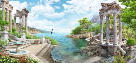 Фотообои Греческая архитектура Фотообои Греческая архитектура