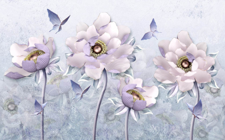 Фотошпалери 3Д квіти Фотошпалери 3Д квіти