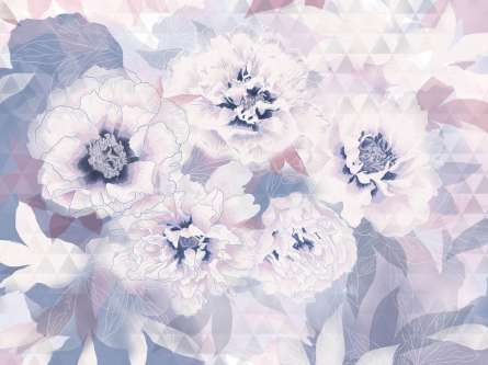 Фотообои Фиолетовые цветы Фотообои Фиолетовые цветы