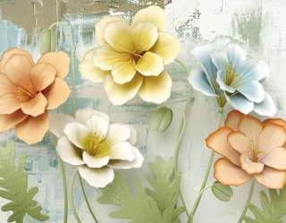 Фотошпалери 3Д квіти об'ємні 34304