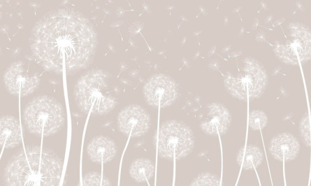Фотообои Одуванчики бежевые Фотообои Одуванчики бежевые
