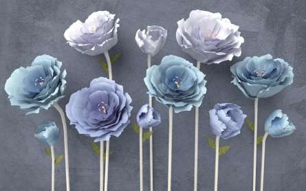 Фотошпалери красиві Сині квіти Фотошпалери красиві Сині квіти