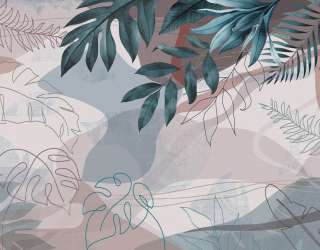 Фотошпалери тропічні листя 31529