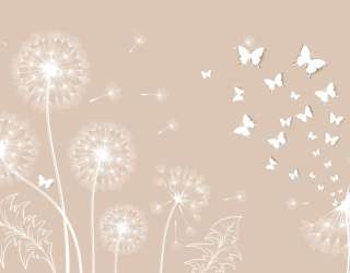 Фотошпалери векторні кульбаби 28924