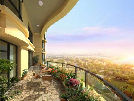 Фотошпалери вид з тераси Фотошпалери вид з тераси