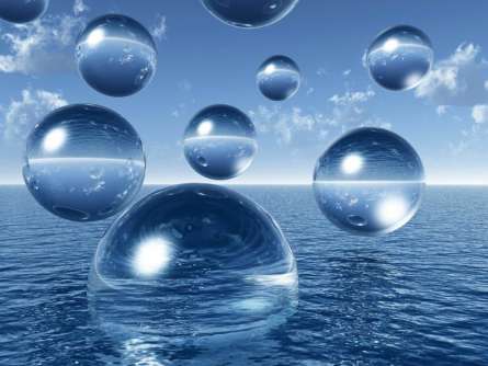 Фотошпалери кулі в море Фотошпалери кулі в море