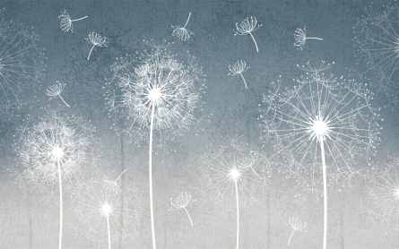 Фотошпалери повітряні кульбаби