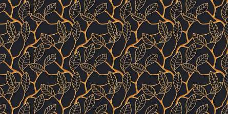 Фотошпалери золоті листя 3д