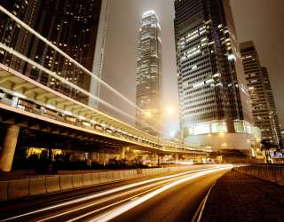 Фотошпалери Нічний мегаполіс 23289