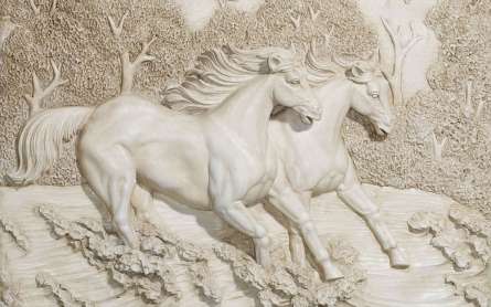 Фотошпалери 3д конячки