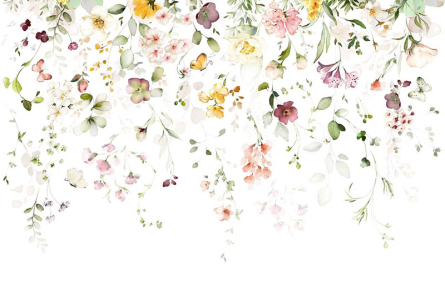 Фотошпалери акварельні квіти Фотошпалери акварельні квіти