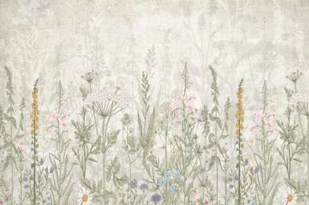 Фотошпалери трава і квіточки