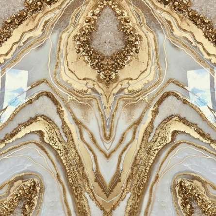 Фотообои Fluid art золото