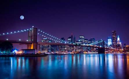 Фотошпалери Міст в синяві