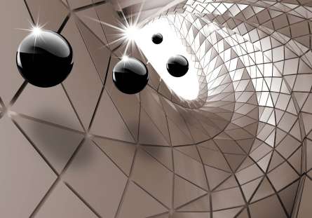 Фотообои Коричневый 3д тоннель Фотообои Коричневый 3д тоннель