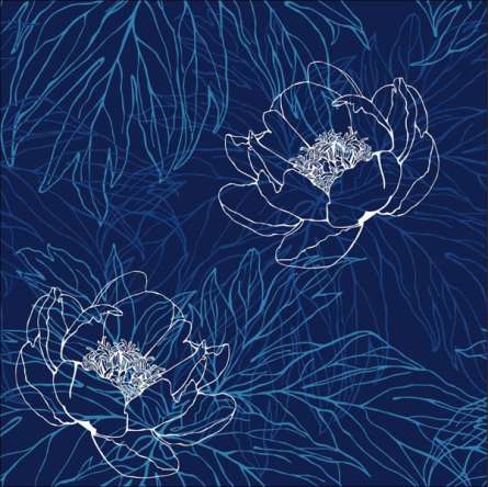 Фотошпалери векторні квіти Фотошпалери векторні квіти