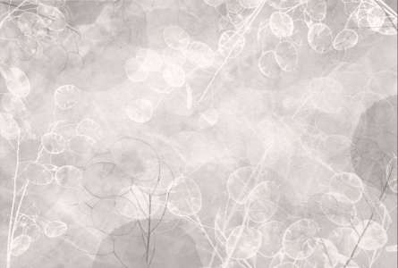 Фотообои Сухоцветы дизайнерские бежевые