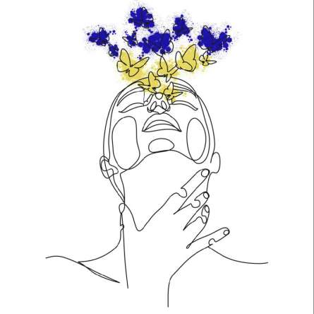 Фотошпалери Абстракція, дівчина Фотошпалери Абстракція, дівчина