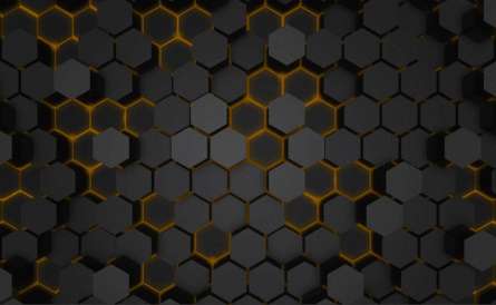 Фотошпалери шестикутники 3д