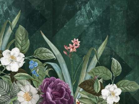 Фотошпалери дизайнерські квіти